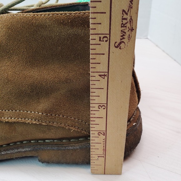 Johnston Murphy Mens 11.5 M Brown Suede Chukka Boots Desert Boots 25-0640 - Picture 4 of 11